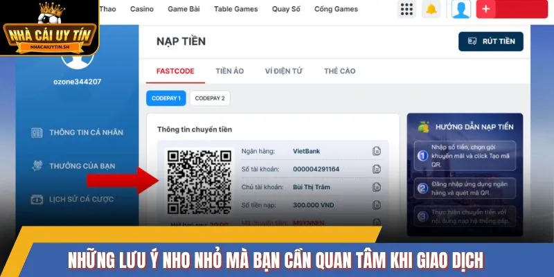 Những lưu ý nho nhỏ mà bạn cần quan tâm khi giao dịch